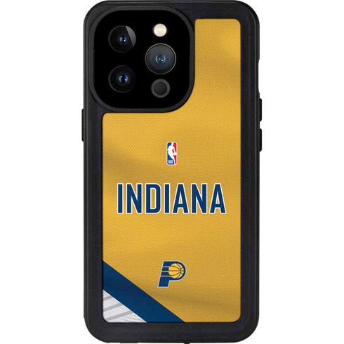 NBA Indiana Pacers Jersey iPhone 15 Pro Waterproof Case